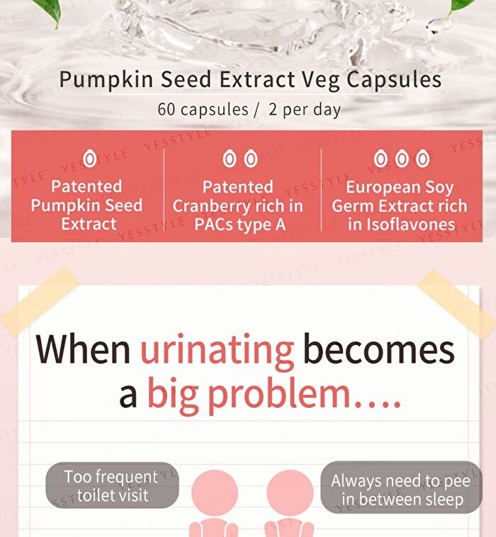 Pumpkin Seed Extract Veg Capsule - 60 capsules