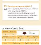 Lutein + Cassia Seed Softgel - 30 softgels
