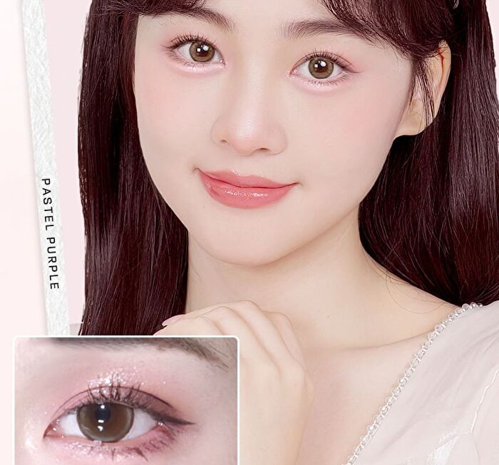 Dual Head Aegyosal Eyeshadow Pen - 3 Shades - 02# Pastel Purple + Pink (550mg + 100mg)