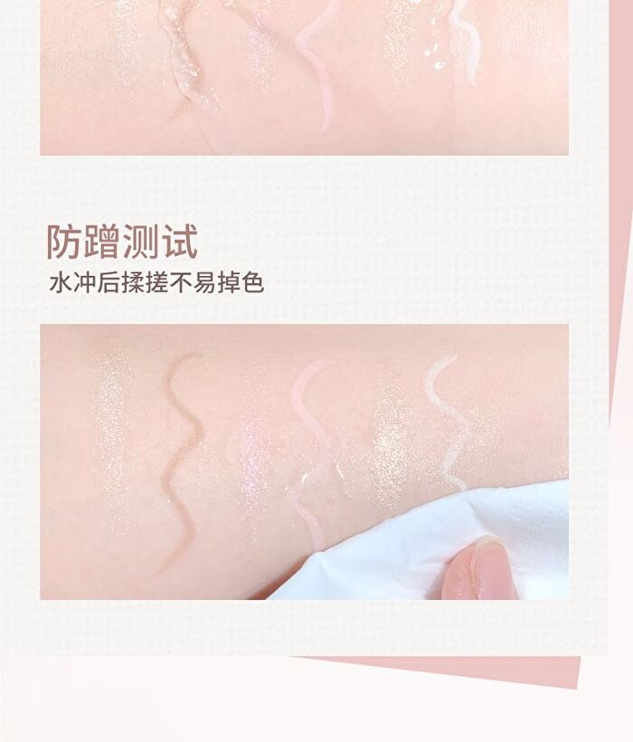 Dual Head Aegyosal Eyeshadow Pen - 3 Shades - 02# Pastel Purple + Pink (550mg + 100mg)