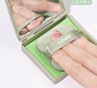 Skin-Friendly Blotting Paper (with Mirror) / Refill - Green (100 sheets) - Mini Case