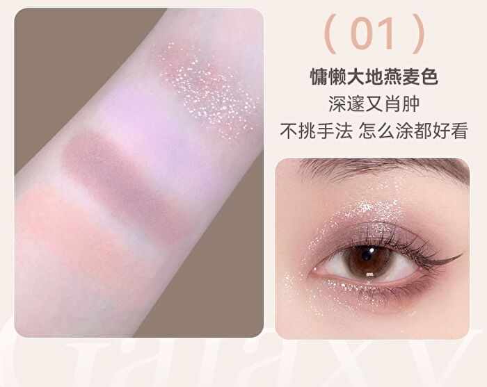 24 Colours Starry Eyeshadow Palette - 2 Shades - 02# Millennium Sweetheart - 20g