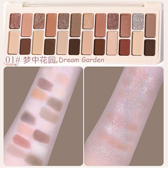 24 Colours Starry Eyeshadow Palette - 2 Shades - 02# Millennium Sweetheart - 20g