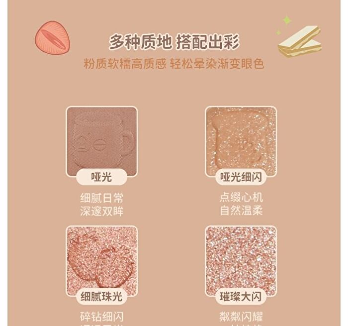 9 Colours Soft Toast Eyeshadow Palette - 3 Shades - 1# Late Autumn - 10g
