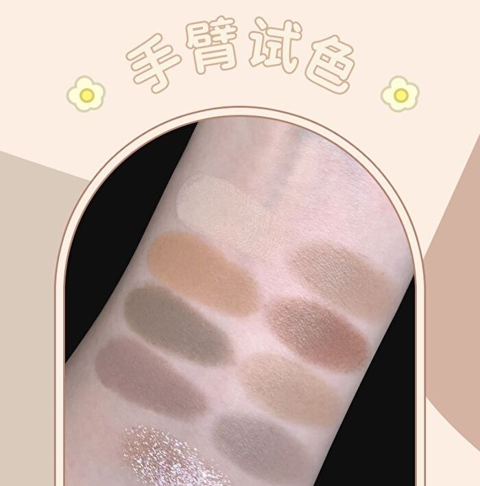 9 Colours Soft Toast Eyeshadow Palette - 3 Shades - 1# Late Autumn - 10g