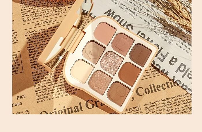 9 Colours Soft Toast Eyeshadow Palette - 3 Shades - 1# Late Autumn - 10g