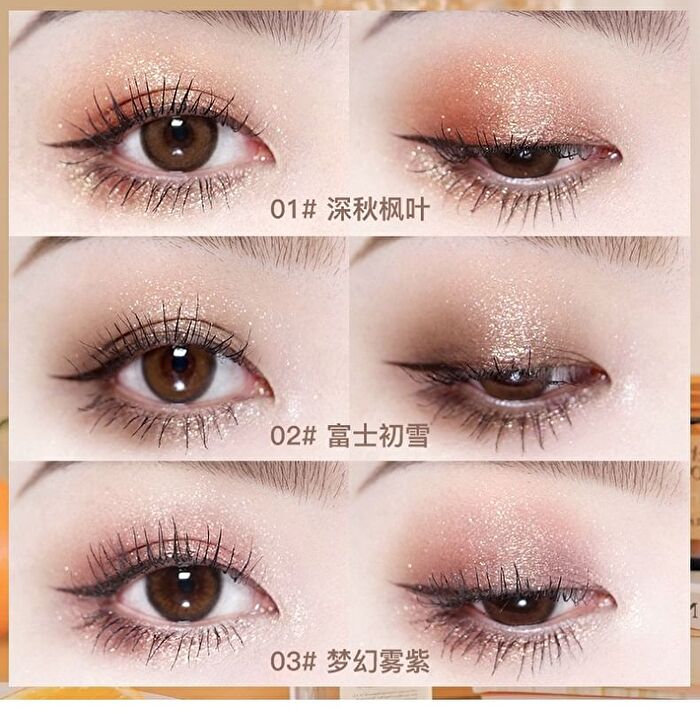 9 Colours Soft Toast Eyeshadow Palette - 3 Shades - 1# Late Autumn - 10g