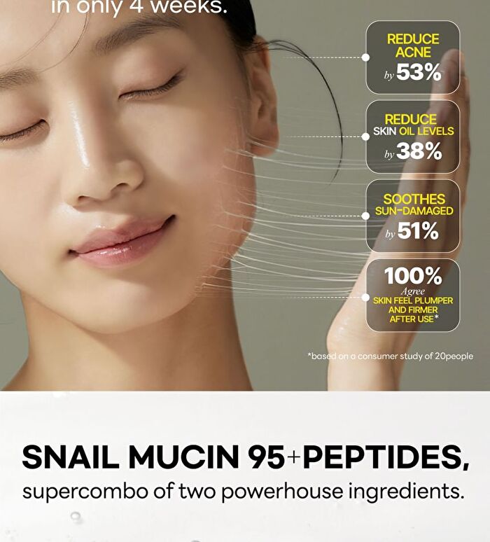 Snail Mucin 95 + Peptide Facial Essence Mini - 50ml