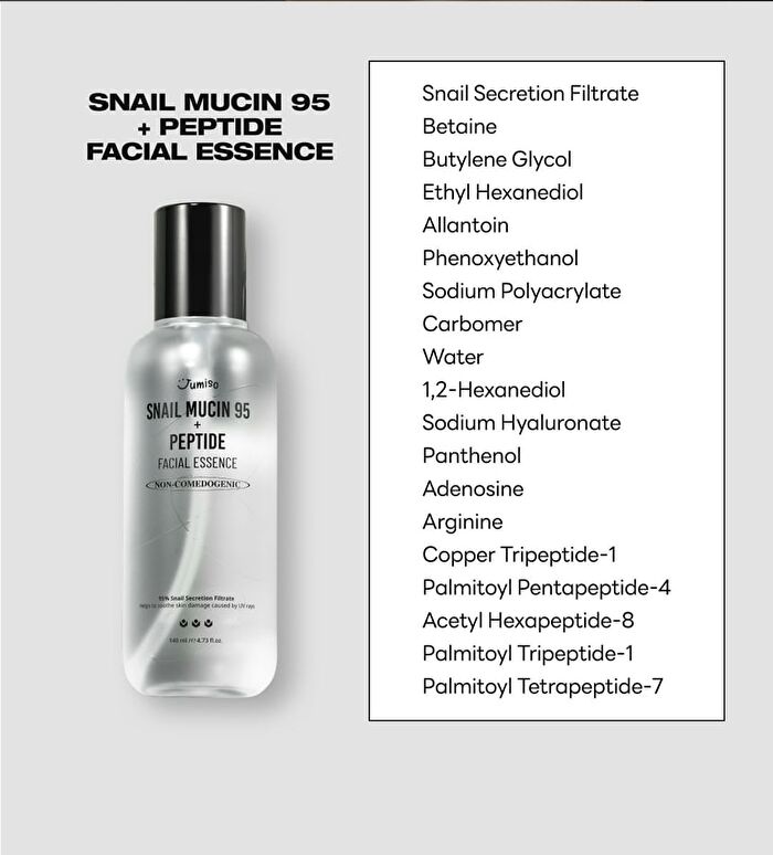 Snail Mucin 95 + Peptide Facial Essence Mini - 50ml