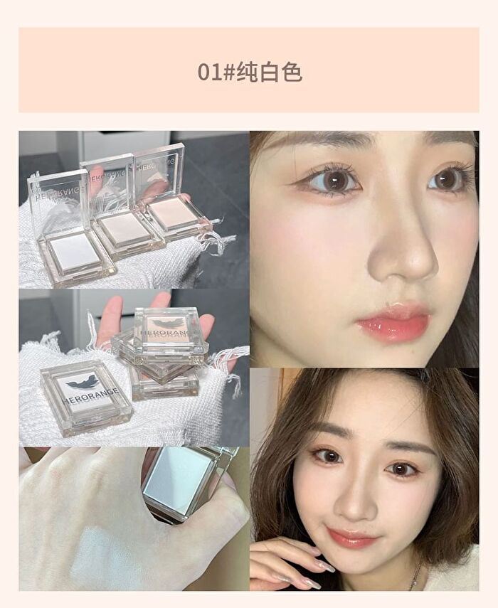 Herorange 2 in 1 Matte Highlighter - 4 Colors - #01 - 2.2g