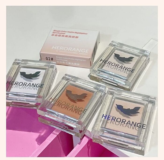 Herorange 2 in 1 Matte Highlighter - 4 Colors - #02 - 2.2g