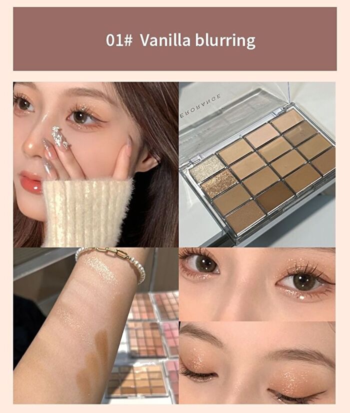 Herorange Eyeshadow Palette - Vanilla Blurring - #01 Vanilla blurring - 24g