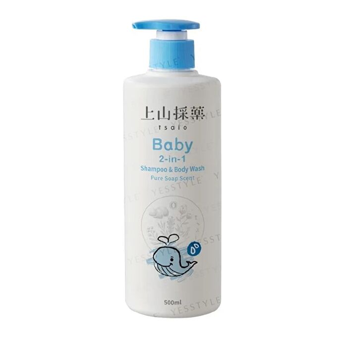 Tsaio Baby 2-In-1 Shampoo & Body Wash - Pure Soap - 500ml