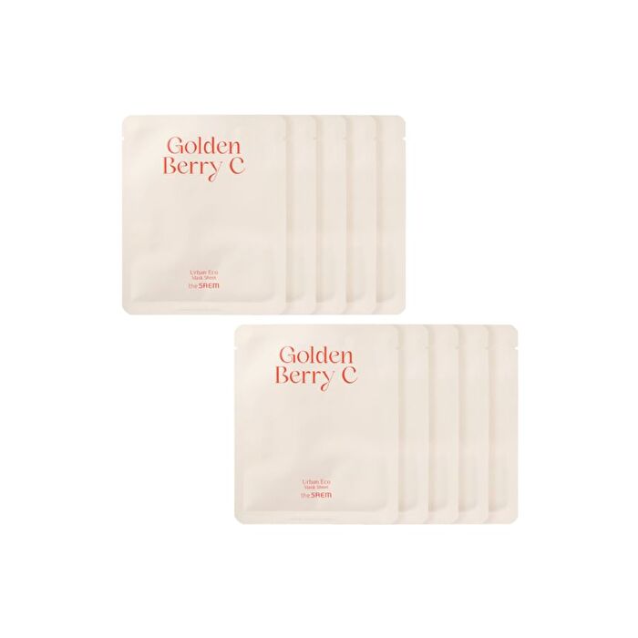 Urban Eco Golden Berry C Mask Sheet Set - 23ml x 10 sheets
