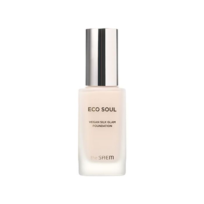 Eco Soul Vegan Silk Glam Foundation - 3 Colors - 2024 Version - #23 Natural Beige