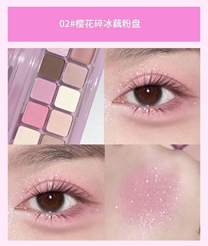 Herorange Eyeshadow Palette - Sakura - #02 - 1.3g x 12