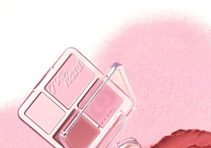 4 Color Blush & Highlight Palette (1-3) - #01 Milk Melon - 9g