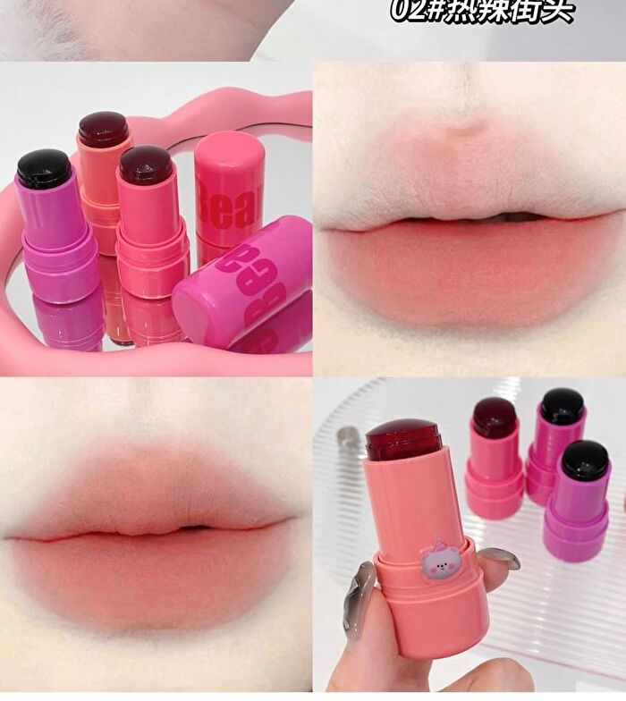 2 in 1 Cheek Blush Stick - 4 Colors - #01 - 7g