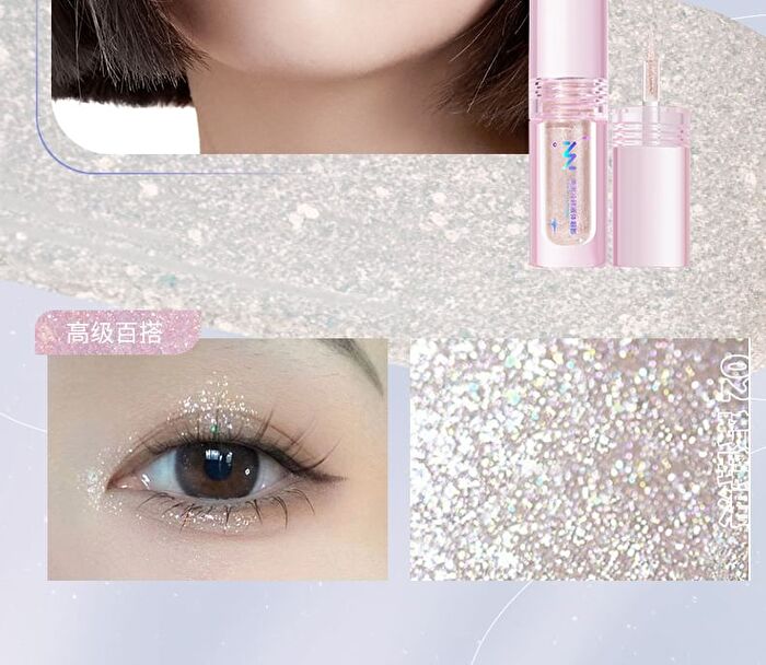 Menow Glitter Liquid Eyeshadow - 3 Colours - #03 Candy House - 1.4g