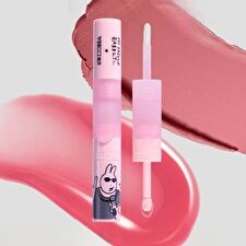 Veecci Good Luck Rabbit Dual-Ended Lip Glaze My Friend Rabbit Limited Edition - 6 Colors - F06 Hawthorn - 4g