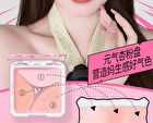 Emotion Code Tri-Color Blusher My Friend Rabbit Limited Edition - 3 Types - H03 So Hot - 7g