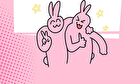 Emotion Code Tri-Color Blusher My Friend Rabbit Limited Edition - 3 Types - H03 So Hot - 7g
