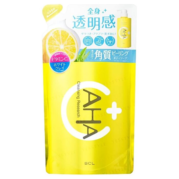 AHA Cleansing Research Body Peel Soap C Fresh Citrus - 400ml Refill