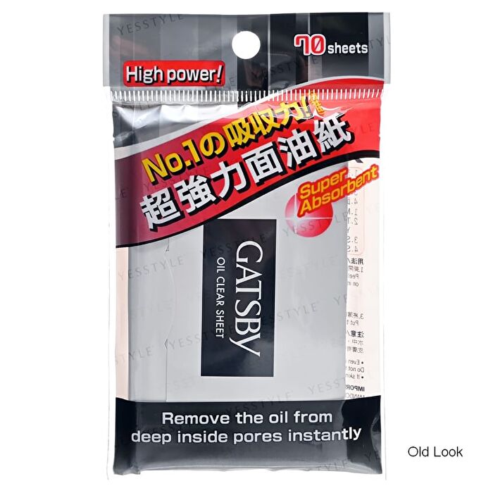 Gatsby Oil Clear Sheet - 75 pcs