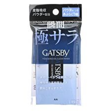 Gatsby Powdered Oil Clear Paper - 75 pcs