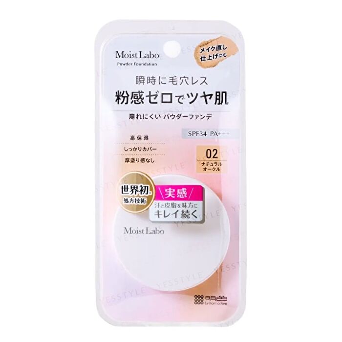 Moist Labo Powderless Fit Foundation SPF 34 PA+++ - 02 Natural Ocher