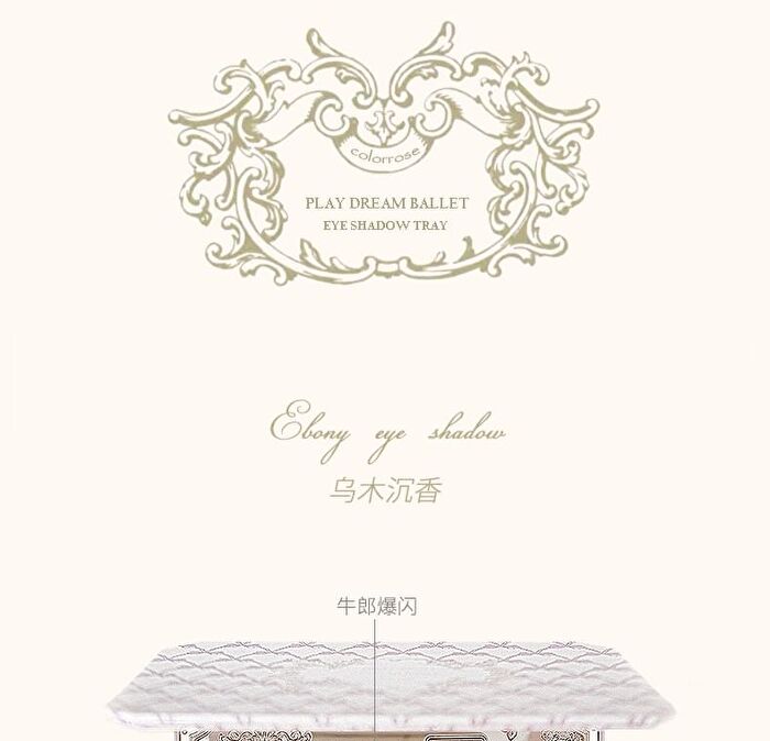 Colorrose Ballet Russes Series Makeup Palette - CR1089 Ebony - CR1089 Ebony - 16g