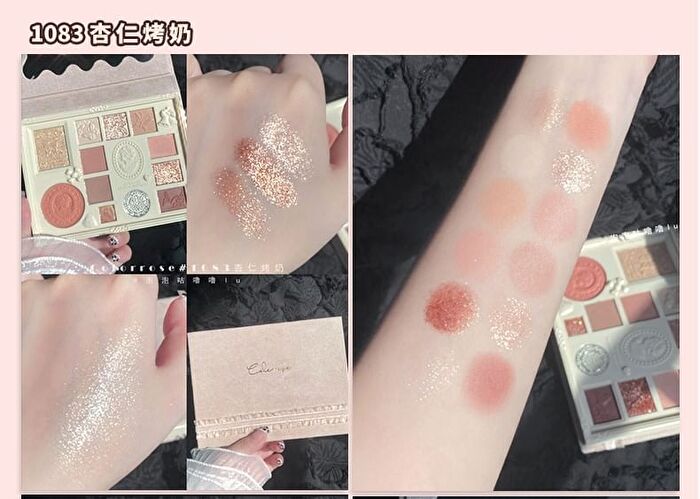 Colorrose Lace Embossed Western Antique Makeup Palette - 4 Types - CR1084 - 23g