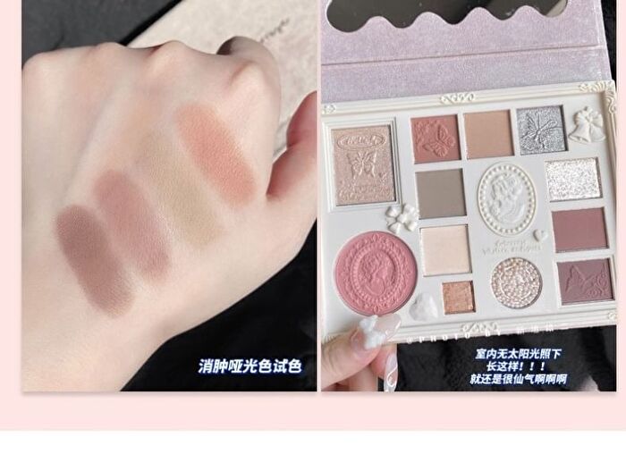 Colorrose Lace Embossed Western Antique Makeup Palette - 4 Types - CR1085 - 23g