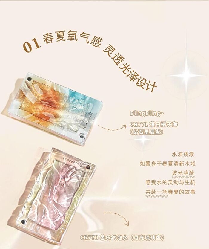 Colorrose Water Ripple Series Highlighter - 3 Types - CR772 - 3.5g