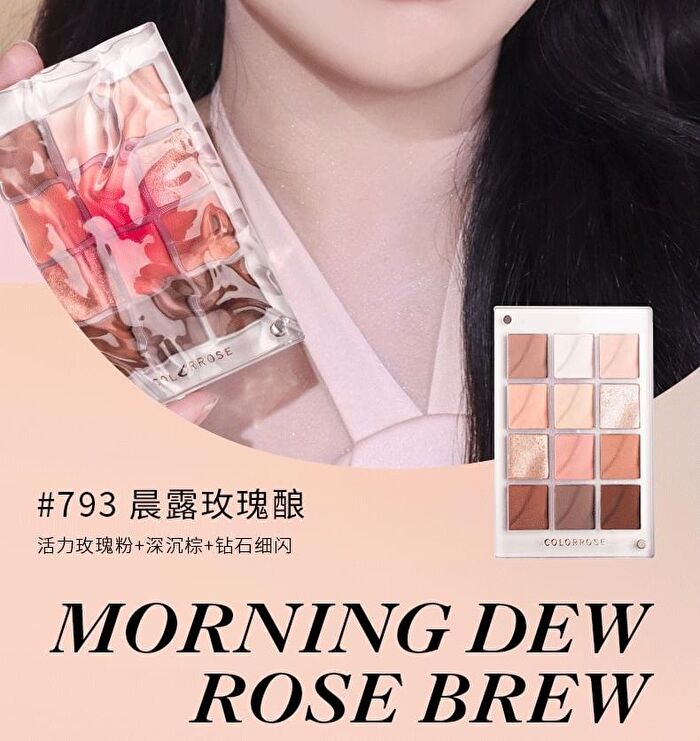 Colorrose Water Ripple Series Eyeshadow Palette - 3 Types - CR792 - 9.5g