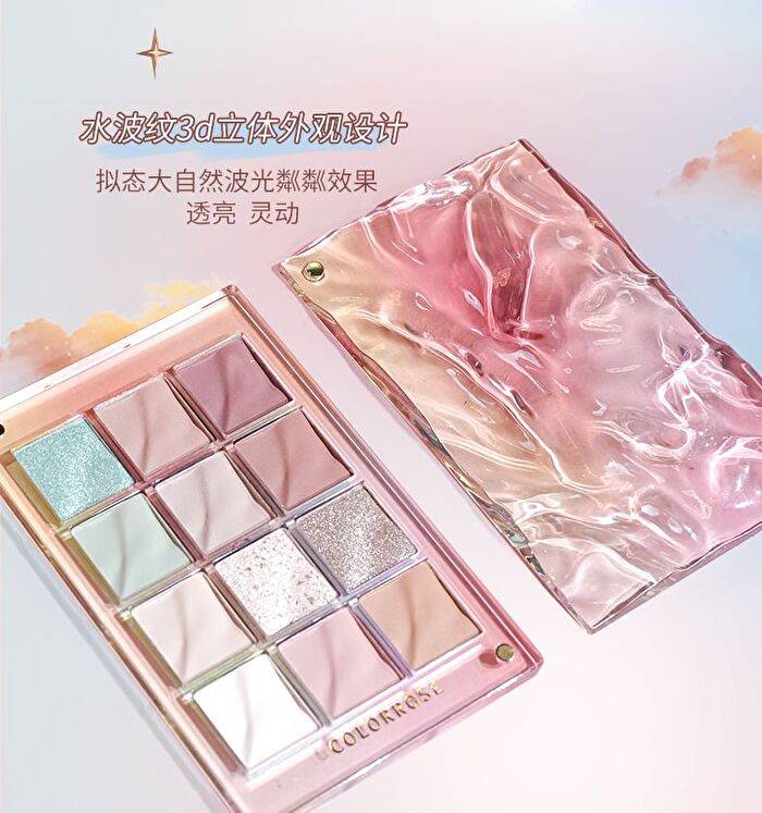 Colorrose Water Ripple Series Eyeshadow Palette - 3 Types - CR793 - 9.5g