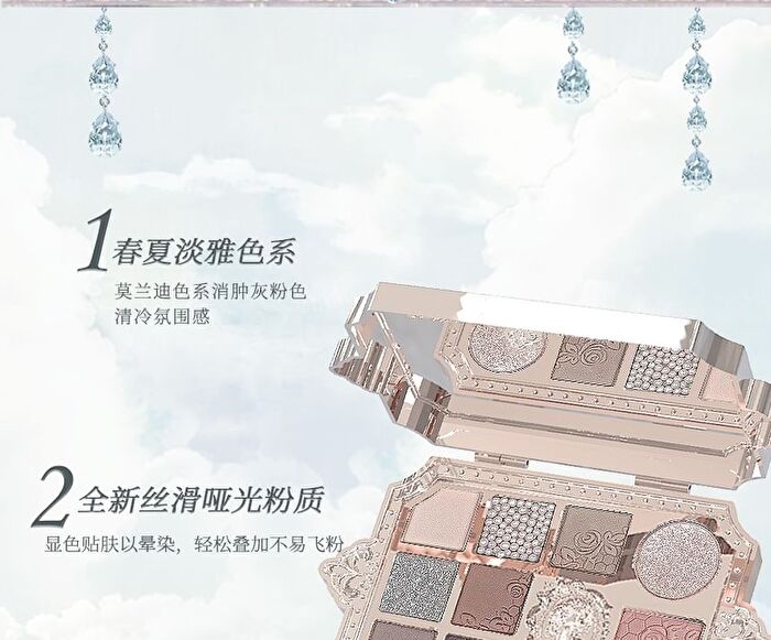 Colorrose Oil Painting Eyeshadow Palette - 2 Types - CR799 Manta Rose - 13g