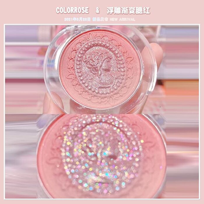 Colorrose Vintage Queen Embossed Gradient Blusher - 6 Types - CR1068 Cinnamon - 6g