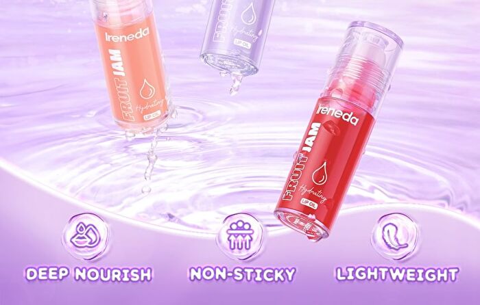 Fruit Jam Hydrating Lip Oil - 3 Colors - PC02# Peach - 4.3g