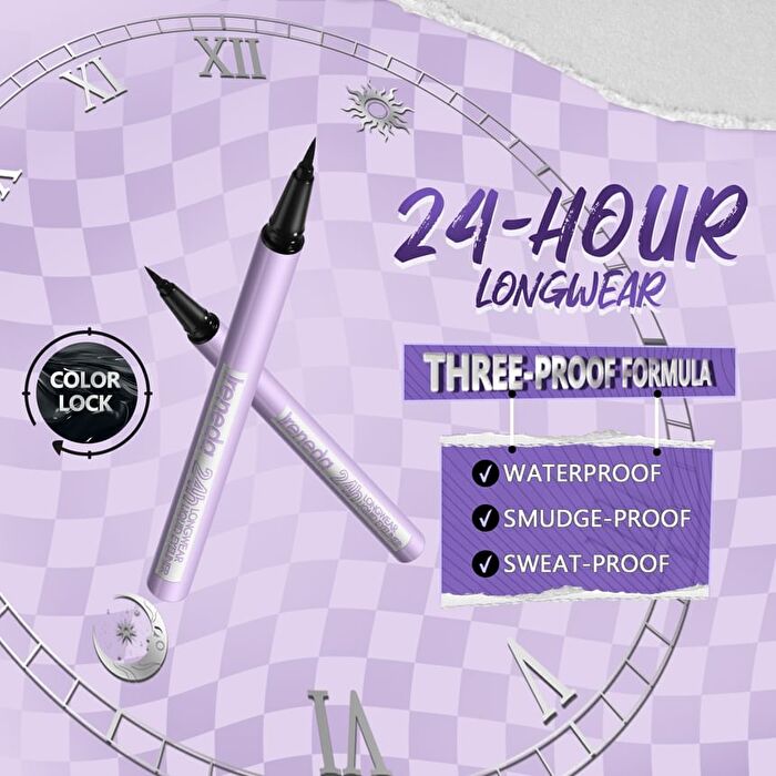 Ireneda 24-Hour Longwear Liquid Eyeliner - 2 Colors - 01# Black - 0.6g