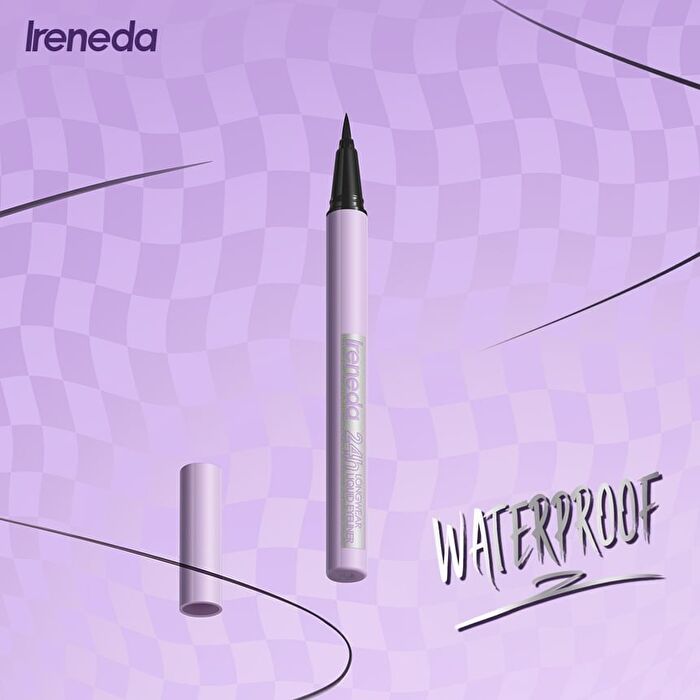 Ireneda 24-Hour Longwear Liquid Eyeliner - 2 Colors - 01# Black - 0.6g