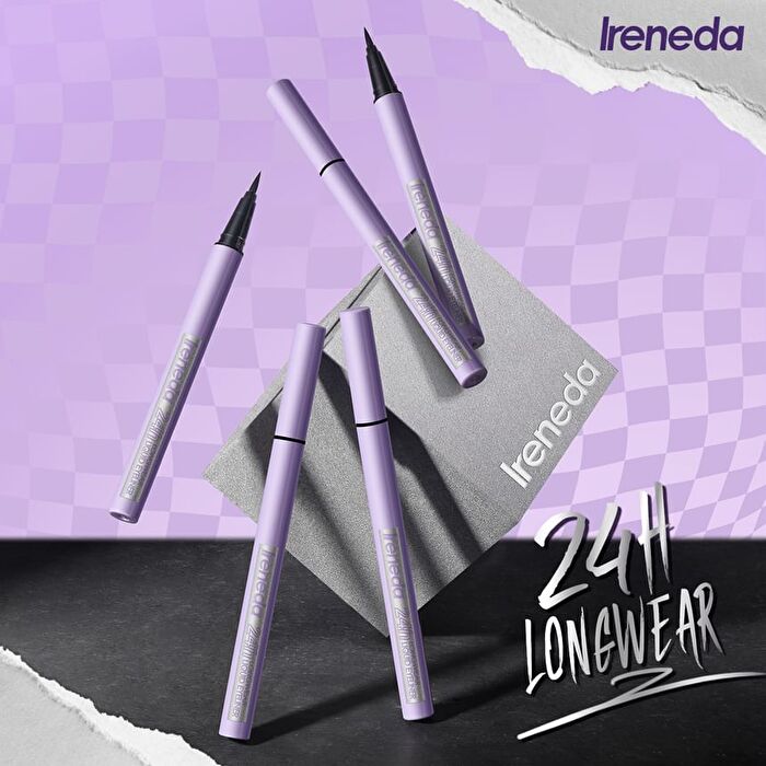 Ireneda 24-Hour Longwear Liquid Eyeliner - 2 Colors - 02# Brown - 0.6g