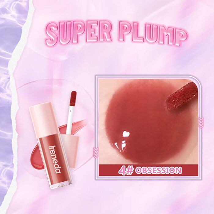 Ireneda Hi-Shine Lip Gloss - 6 Colors - 04# Obsession - 2.1g