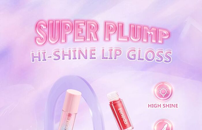 Ireneda Hi-Shine Lip Gloss - 6 Colors - 04# Obsession - 2.1g
