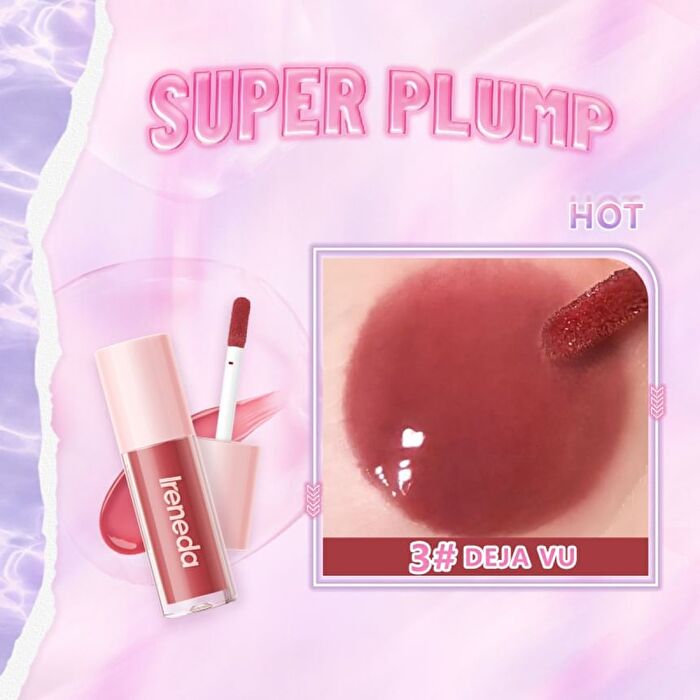 Ireneda Hi-Shine Lip Gloss - 6 Colors - 03# Deja Vu - 2.1g