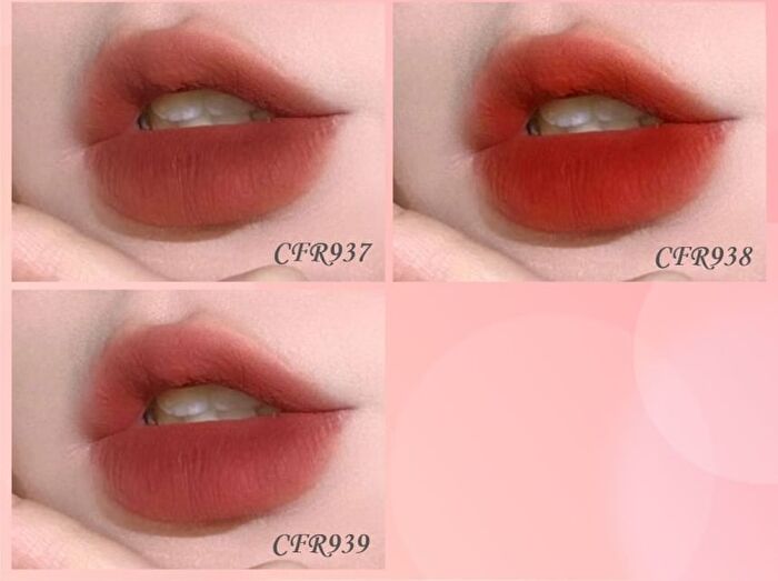 Cheerflor Angel Gallery Embossed Matte Lip Mud - 7 Colors - CFR936 - 1.8ml