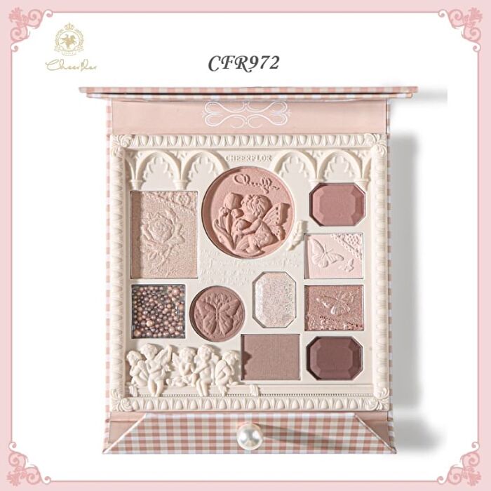Cheerflor Angel Gallery Series Embossed Makeup Palette - 3 Types - CFR972 - 21g