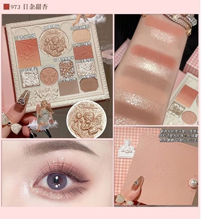 Cheerflor Angel Gallery Series Embossed Makeup Palette - 3 Types - CFR975 - 21g