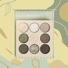 Cheerflor Farley Garden Magic Circle Embossed Eyeshadow - CFR970 Forest Moss - CFR970 Forest Moss - 6.8g