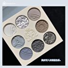 Cheerflor Farley Garden Magic Circle Embossed Eyeshadow - CFR971 Haze Blue - CFR971 Haze Blue - 6.8g